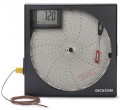 Dickson TH8P0 Battery-Operated 8&amp;quot; Temperature/Humidity Chart Recorder-