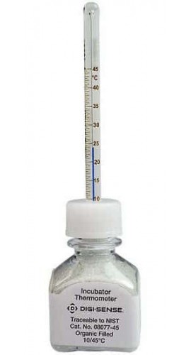 Digi-Sense 08077-45 Incubator Verification Thermometer, 10 to 45&amp;deg;C-