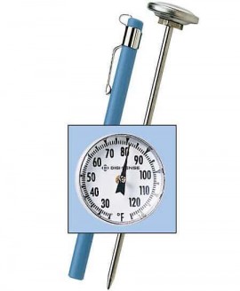 Digi-Sense 08080-77 Stainless-Steel Bimetal Pocket Thermometer, 0 to 220&amp;deg;F-