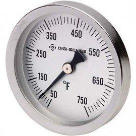 Digi-Sense 08107-05 Thermom&amp;egrave;tre de surface TI.ST &amp;agrave; double aimant, 10 &amp;agrave; 398.89&amp;deg;C-