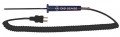 Digi-Sense 08441-10 Compact Type-J PFA-Coated Thermocouple Probe, 4.5&quot;, Grounded Junction-