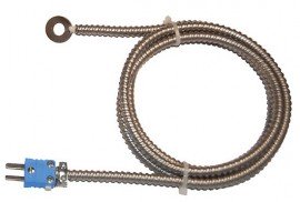 Digi-Sense 08500-85 Type-T Bolt-On Heavy-Duty Probe with Mini Connector, 0.62&quot; OD, 0.28&quot; ID-