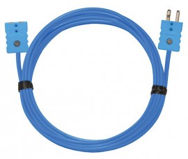 Digi-Sense 08505-52 Thermocouple Extension Cable with Standard Connector, Type T, 50'-