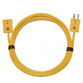 Digi-Sense 08516-32 C&amp;acirc;ble d'extension pour thermocouple avec connecteur standard, type K, 3.05 m-