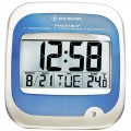 Digi-Sense 08610-26 Traceable Digital Wall Clock/Calendar/Thermometer, 16 to 138&amp;deg;F-