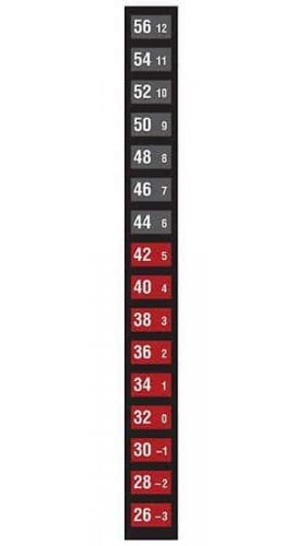 Digi-Sense 09035-53 Reversible 16-Point Vertical Temperature Label-