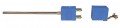 Digi-Sense 18520-18 Type-T Thermocouple Probe with quick disconnector, ungrounded, 12&amp;quot;-