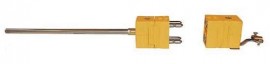 Digi-Sense 18520-40 Type-K Thermocouple Probe with quick disconnector, ungrounded, 0.125&amp;quot; dia-