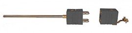 Digi-Sense 18520-45 Type-J Thermocouple Probe with quick disconnector, exposed, 0.125&amp;quot; dia-