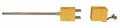 Digi-Sense 18520-76 Type-K Thermocouple Probe with quick disconnector, 0.188&amp;quot; dia, ungrounded-