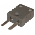 Digi-Sense 18526-92 Miniature Type-J Thermocouple Male Connector, 2 pin, 5Pk-