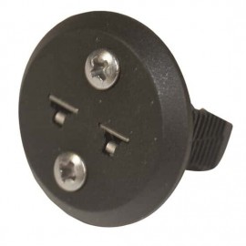 Digi-Sense 18527-21 Panel-Mount Thermocouple Mini Connector, type j, round-