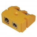 Digi-Sense 18527-31 Panel-Mount Thermocouple Standard Connector, type k, rectangular-