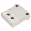 Digi-Sense 18527-87 White ANSI Female RTD Connector, 3-blade, 300&amp;deg;F (149&amp;deg;C)-