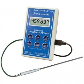 Digi-Sense 37804-07 Scientific Single-Input RTD Thermometer, Bullet Probe, -328 to 932&amp;deg;F-