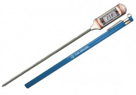 Digi-Sense 90205-00 Long-Stem Digital Pocket Thermometer, 8", -58 to 302&amp;deg;F-