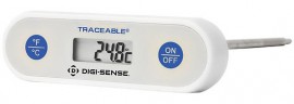 Digi-Sense 90205-04 Thermom&amp;egrave;tre alimentaire &amp;eacute;tanche Traceable en T, -50 &amp;agrave; 280&amp;deg;C-