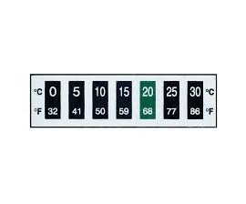 Digi-Sense 90308-25 Reversible Temperature Label, 25 per pack-