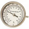 Digi-Sense 90534-04 Silicone-Free Back-Connect Bimetal Thermometer, 50 to 550&amp;deg;F, 12&amp;quot; Stem-
