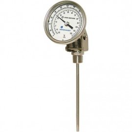 Digi-Sense 90550-74 Adjustable Bimetal Thermometer with Dampened Movement, 50 to 550&amp;deg;F, 4&amp;quot; Stem-