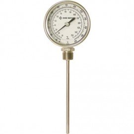 Digi-Sense 90551-29 Silicone-Filled Bottom-Mount Bimetal Thermometer, 0 to 250&amp;deg;F, 2.5&amp;quot; Stem-
