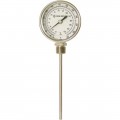 Digi-Sense 90551-29 Silicone-Filled Bottom-Mount Bimetal Thermometer, 0 to 250&amp;deg;F, 2.5&amp;quot; Stem-