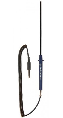 Digi-Sense 93824-12 Thermistor Probe with Phono Plug, -40 to 212&amp;deg;F, 5' Coil Cable-