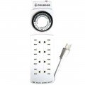 Digi-Sense 94450-00 Time-Controlled Power Outlet Strip, 8 Outlets, 120 VAC-