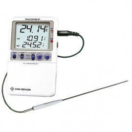 Digi-Sense 94460-98 Traceable High-Accuracy Fridge/Freezer Thermometer with 1 Probe, -58 to 158&amp;deg;F-