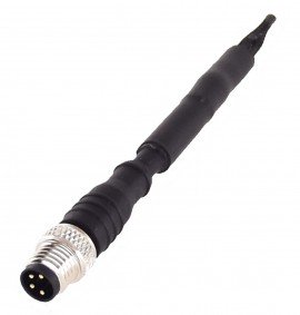 Dracal I2C-M8-TRH Series I&lt;sup&gt;2&lt;/sup&gt;C Temperature and Humidity Probe with M8 connector, 4.72&amp;quot;-