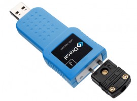 Dracal VCP-TMC100j-CAL USB Temperature Adapter for Thermocouples, 0.112&amp;deg;F, Type J-