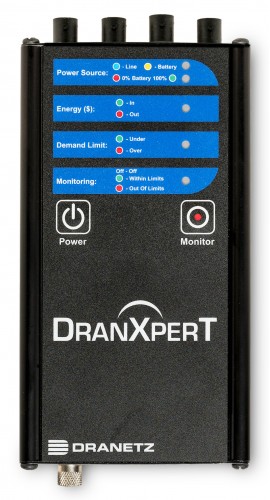 Dranetz DranXpert Portable Power Logger and Power Quality Detector Kit with sensors and 500 A Flex CT's, 36&amp;quot;-