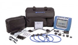 Dranetz HDPQ-SPXA500PKG Xplorer SP Power Quality Analyzer Package with four 500 A clamp-on current transformers, 50 mm-