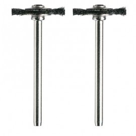 Dremel 403-02 Nylon Bristle Brushes, 0.75", 2-pack-