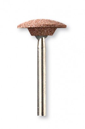 Dremel 5000971 971 Aluminum Oxide Grinding Stone, &amp;frac58;&amp;quot;, oval disc-shaped-