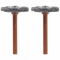 Dremel 530-02 Stainless-Steel Brushes, 0.75&quot;, 2-pack-