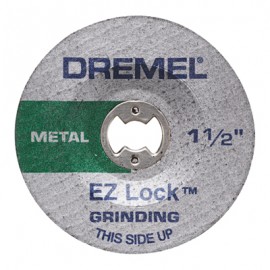 Dremel EZ541GR EZ-Lock Meules &amp;agrave; rectifier en oxyde d'aluminium, lot de 2-