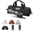 Dremel Multi-Max MM50-02 5 Amp Variable Speed Corded Oscillating Multi-Tool Kit with 16 Accessories and Storage Bag-