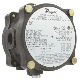 Dwyer 1950G-0-B-120-NA Pressostat diff&amp;eacute;rentiel, 0.15 &amp;agrave; 0.5&amp;quot;w.c.-