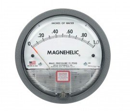 Dwyer 2001AV Magnehelic Differential Pressure Gauge (0-1.0&quot;w.c. &amp; 500-4000 fpm)-