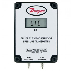 Dwyer 616W-4-LCD &amp;Eacute;metteur de pression diff&amp;eacute;rentielle, 0-20 po. c.e.-