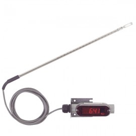 Dwyer 641RM-12-LED Air Velocity Transmitter with 12" probe, 6" cable &amp; LED display-