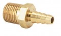 Dwyer A-339 Brass Adapter, 1/8&quot; NPT to 3/16&quot; Rubber &amp; 1/8&quot; Plastic Tubing-