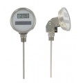 Dwyer DBTA3401 Solar-Powered Bimetal Thermometer (-58 to 302&amp;deg;F) with 4&quot; Stem-