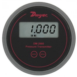 Dwyer DM-2006-LCD &amp;Eacute;metteur de pression diff&amp;eacute;rentielle avec ACL, 3.00 po c.e.-