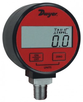 Dwyer DPGAB-07 Digital Pressure Gauge (0 to 50 psi) for Air/Gas with 0.5% Accuracy-