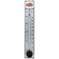 Dwyer RMB-54D-SSV Flow Meter, 5&quot; Scale, 20-200 SCFH/10-95 LPM Air, SS Valve-