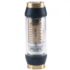 Dwyer HFS-2-02 In-line Flow Meter (0.2 to 2 gpm water) with 1/2&quot; NPT &amp; 316SS Body-