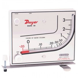 Dwyer MARK II 40-1 Manom&amp;egrave;tre inclin&amp;eacute;e, .10-0-1.0&quot; w.c., fluide rouge-