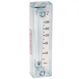 Dwyer MMF-1-PV Flow Meter, Mini-Master, 0.1/1 SCFH Air-
